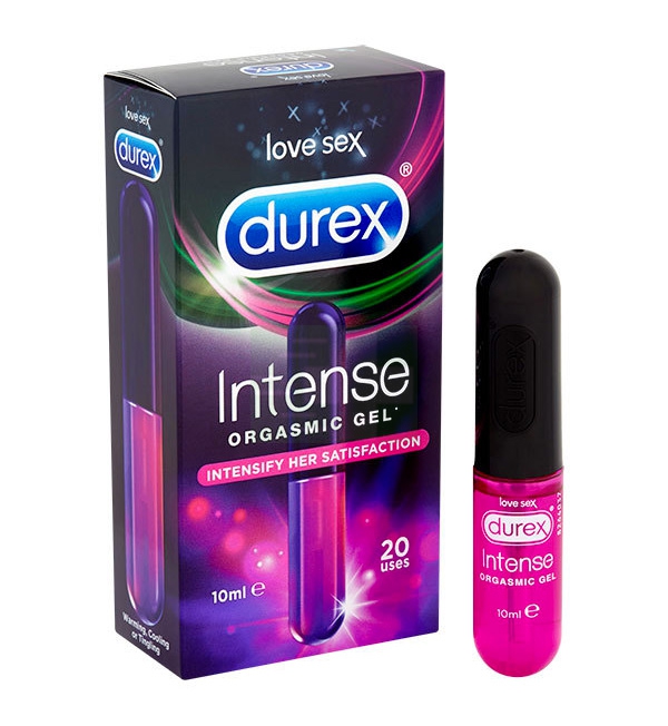 Durex Linea Dispositivi Medici Intense Orgasmic Gel per Massaggi 20 x 10 ml